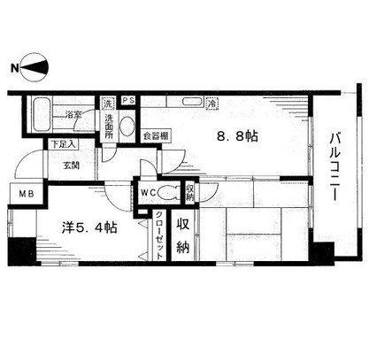 東京都荒川区東尾久1丁目 賃貸マンション 2LDK