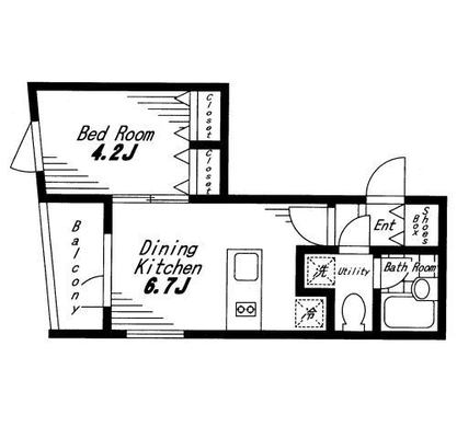 東京都豊島区高田１丁目 賃貸マンション 1DK