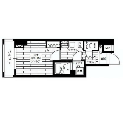 都電荒川線賃貸マンション・1K