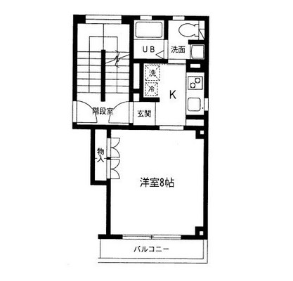 都電荒川線賃貸マンション・1K
