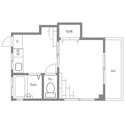 都電荒川線 マンション 1K