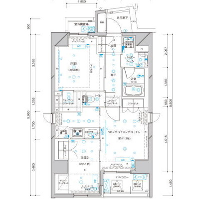 都電荒川線 マンション 2LDK