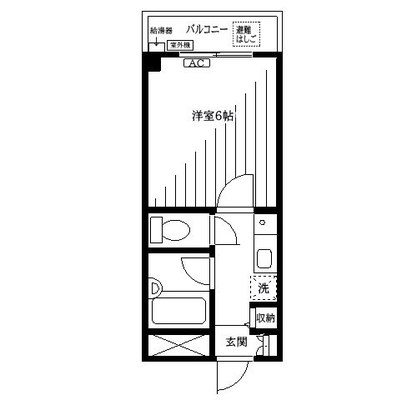 都電荒川線 マンション 1K
