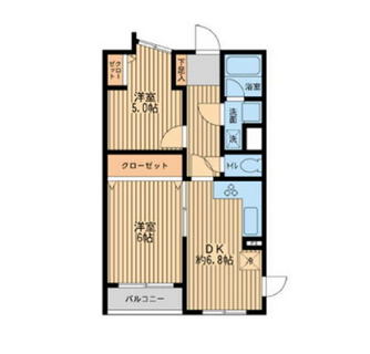 東京都北区堀船１丁目 賃貸マンション 2DK
