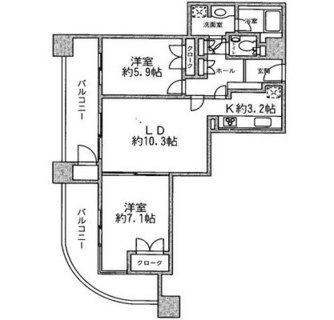 東京都新宿区西早稲田１丁目 賃貸マンション 2LDK
