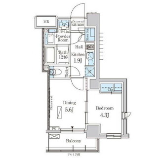 東京都新宿区高田馬場２丁目 賃貸マンション 1DK