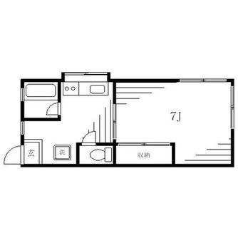 東京都豊島区西巣鴨１丁目 賃貸アパート 1K