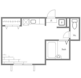 東京都豊島区目白２丁目 賃貸アパート 1R