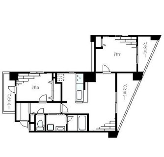 東京都豊島区巣鴨５丁目 賃貸マンション 2LDK